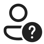 Person Question Mark SVG Icon